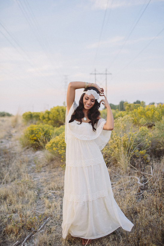 Tips on Styling A Bohemian Gypsy Bride