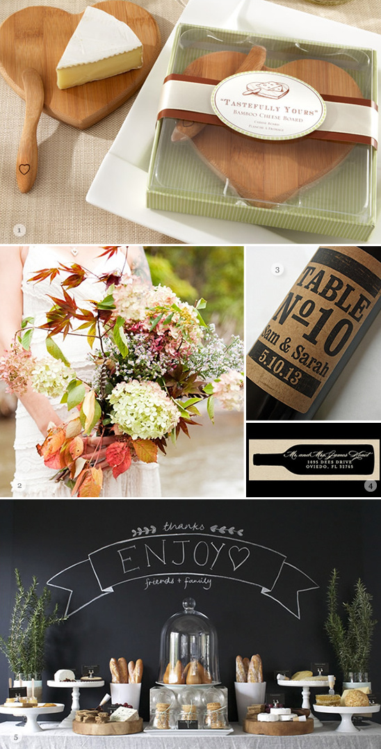 Elegant wedding reception details cheese flowers wine