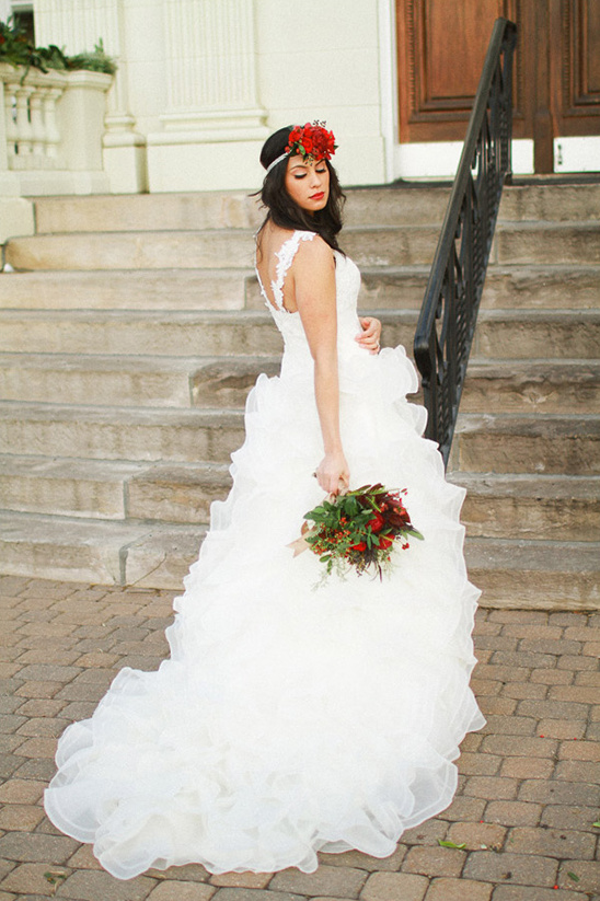 Elegant Valentine's Inspired Bride and Groom Looks