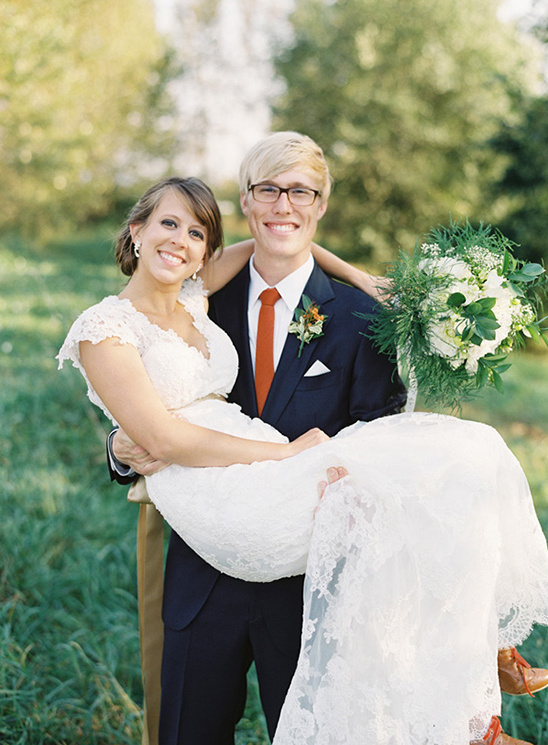 Elegant Vintage September Wedding