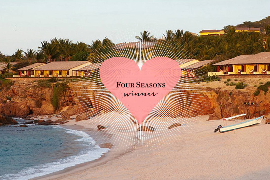 Four Seasons Elopement Winner + Four Seasons Honeymoon Spots