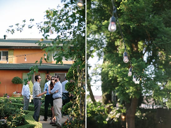 Fruit Stand Backyard Wedding Reception
