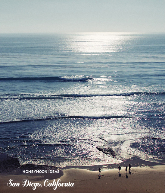 San Diego, California honeymoon: ocean view