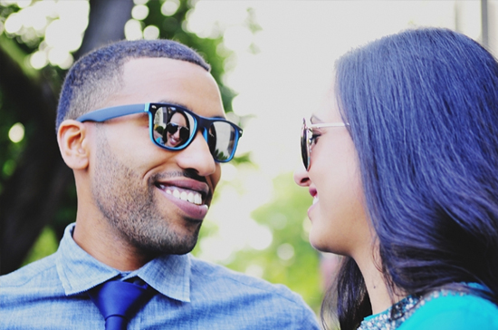 modern engagement session in washington dc