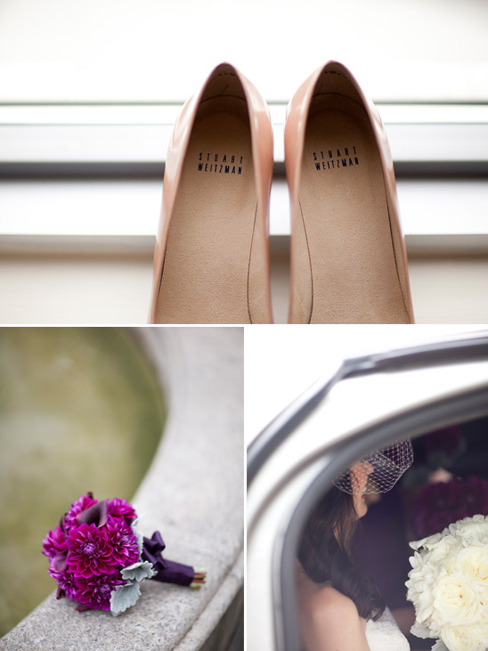 Nude Stuart Weitzman bridal heels