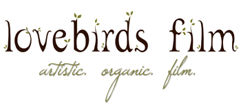 Lovebirds Film logo artistic organic film company