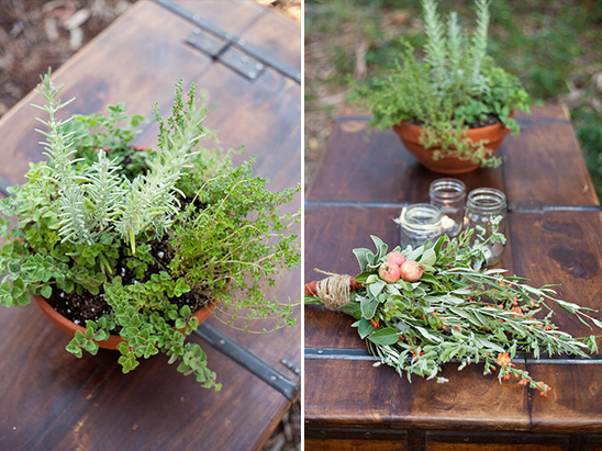 Rustic Herb Wedding Ideas