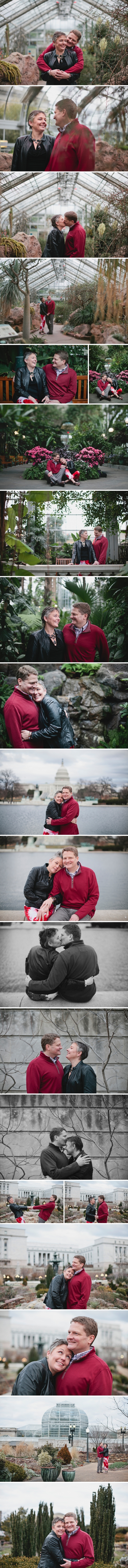 Couple's romantic photo collage showing various locations