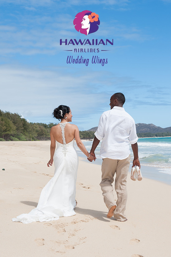 Discounted Rates From Hawaiian Airlines With Wedding Wings