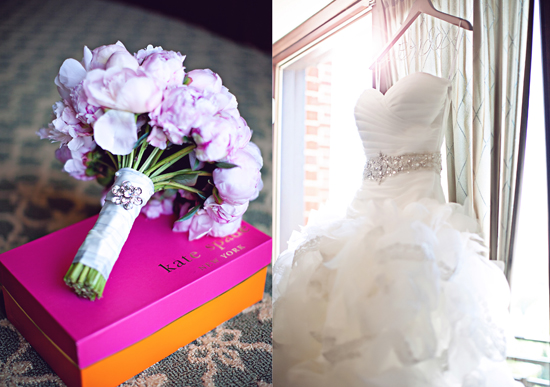 Fuchsia & Gold Inspired Wedding | Plymouth, Michigan