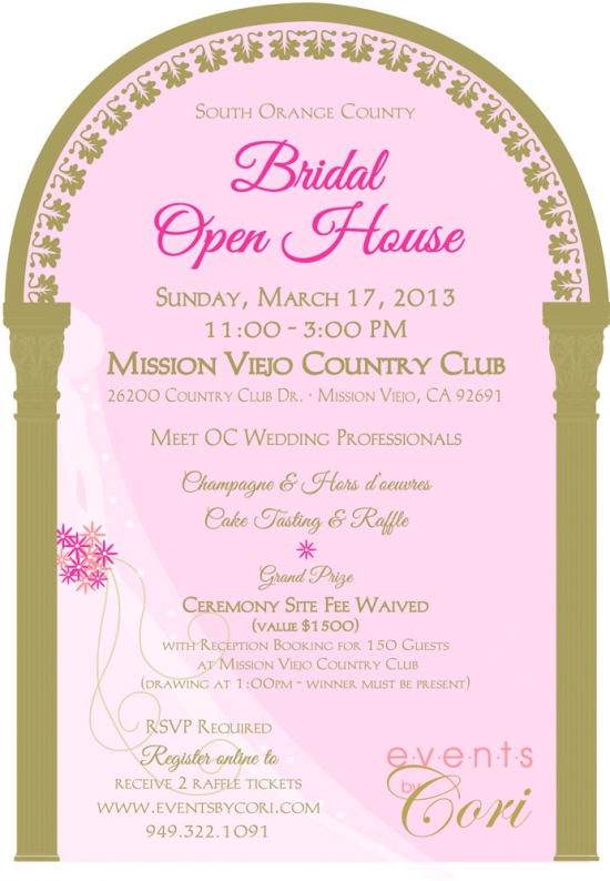 Bridal Open House event at Mission Viejo Country Club