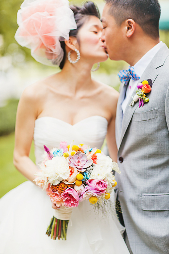 succulent wedding bouquet by Sweet & Flower
