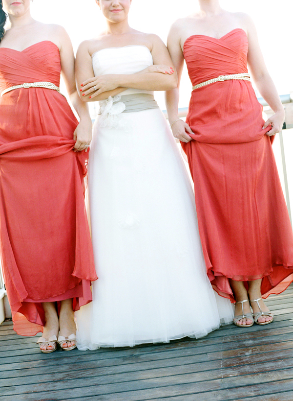 coral-and-yellow-beach-wedding