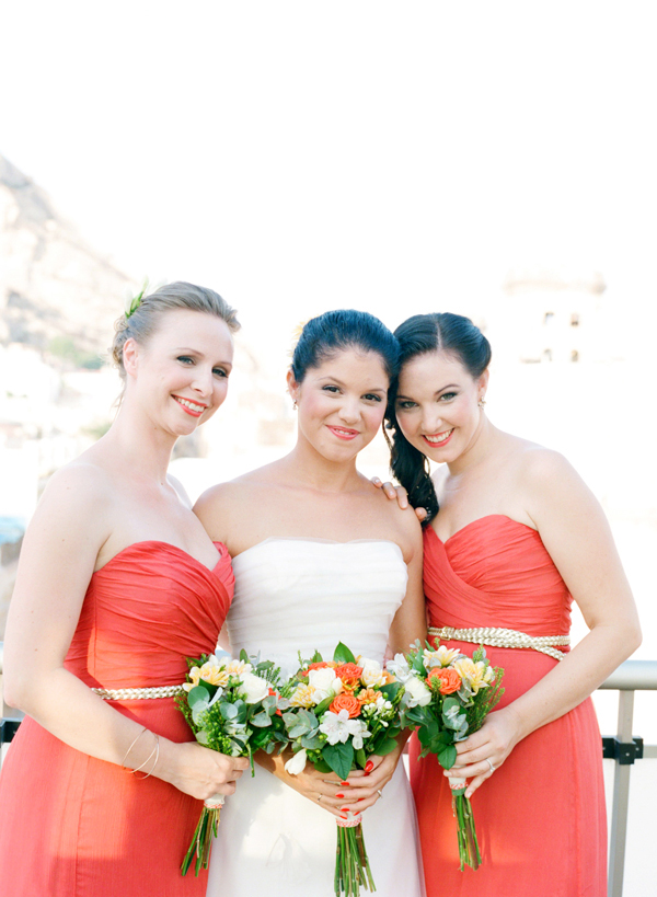 coral-and-yellow-beach-wedding
