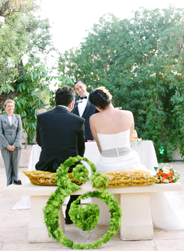 coral-and-yellow-beach-wedding