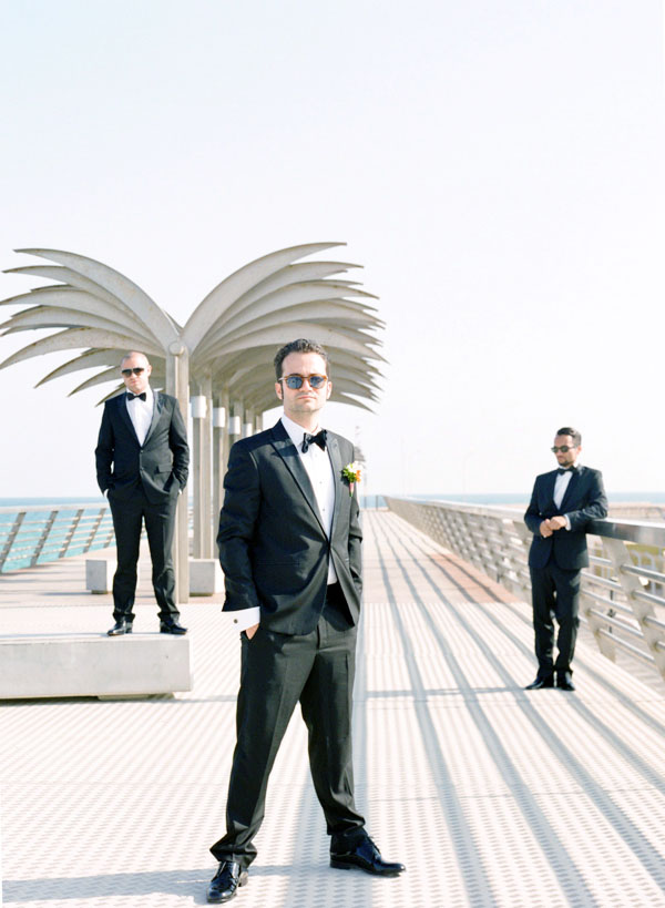 coral-and-yellow-beach-wedding