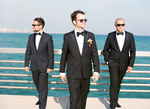 coral-and-yellow-beach-wedding