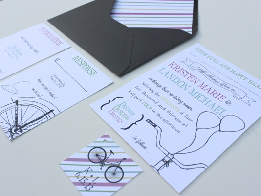 Hand Drawn and Painted Invitations