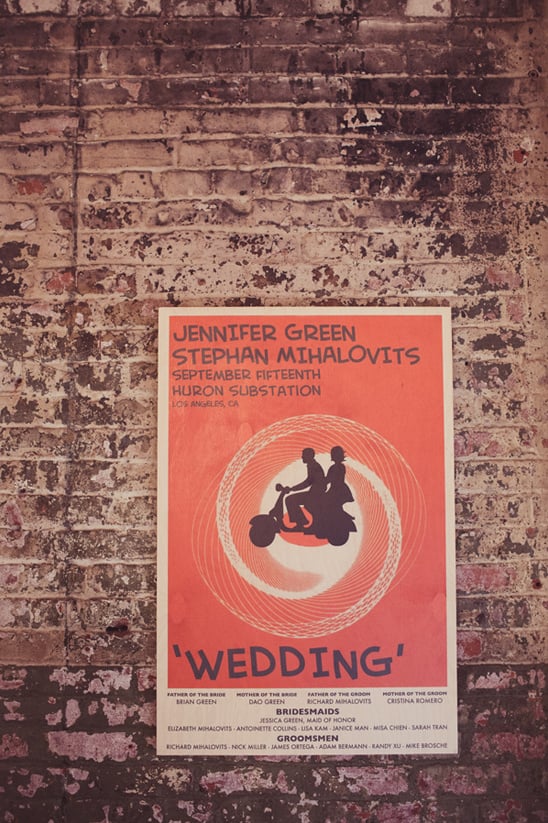 industrial wedding poster