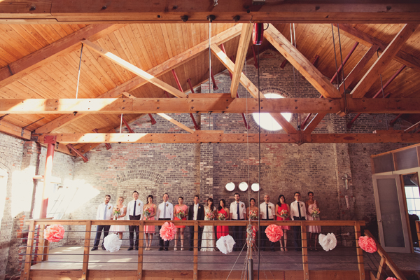 industrial-wedding-with-pink-and-peach