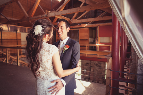 industrial-wedding-with-pink-and-peach