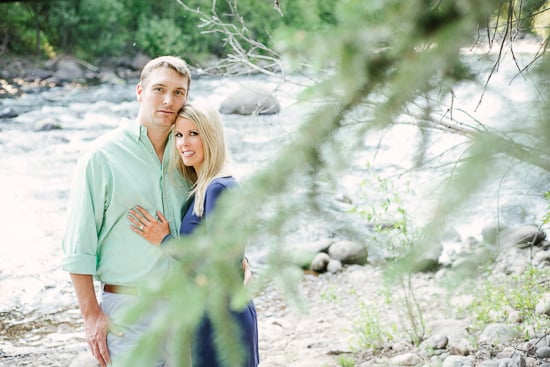 Mint and Blue Engagement Inspiration, Vail Colorado