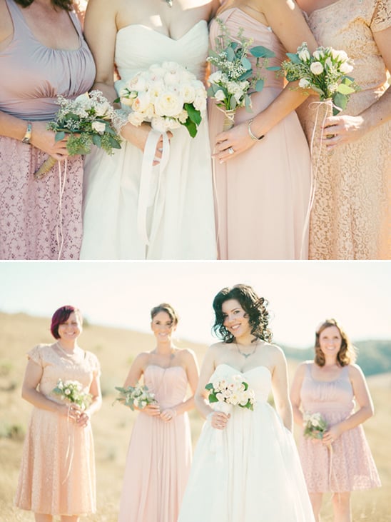 peach bridesmaid dresses