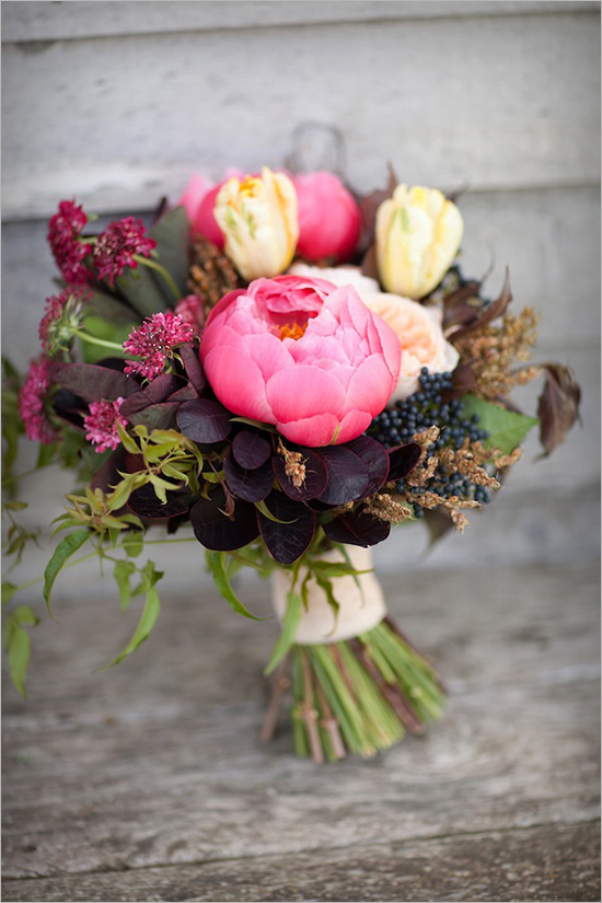 pink and yellow bouquet by Munster Rose