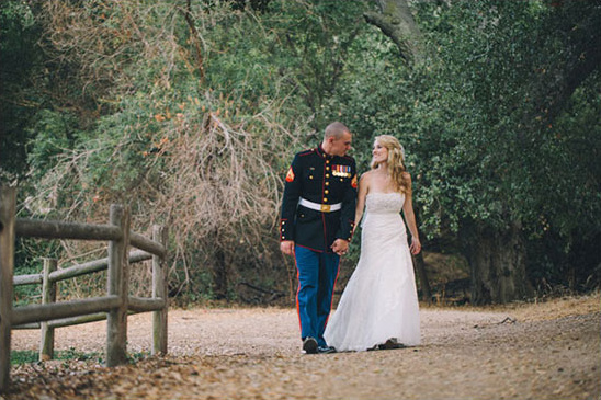 Rustic Military Wedding