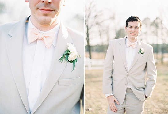 soft and romantic groom looks by Charleston Tuxedo