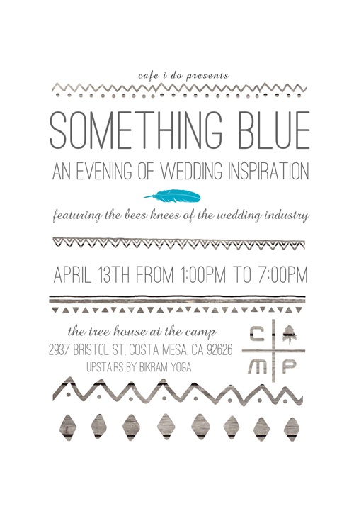 Something Blue An Evening of Wedding Inspiration