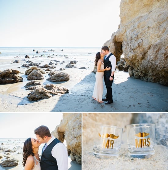 Stunning Ocean Side Engagement by Molly Zaidman Photography