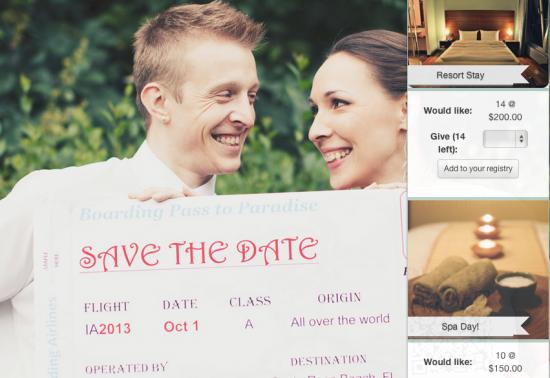 Unique Honeymoon Registry Designs on Wanderable