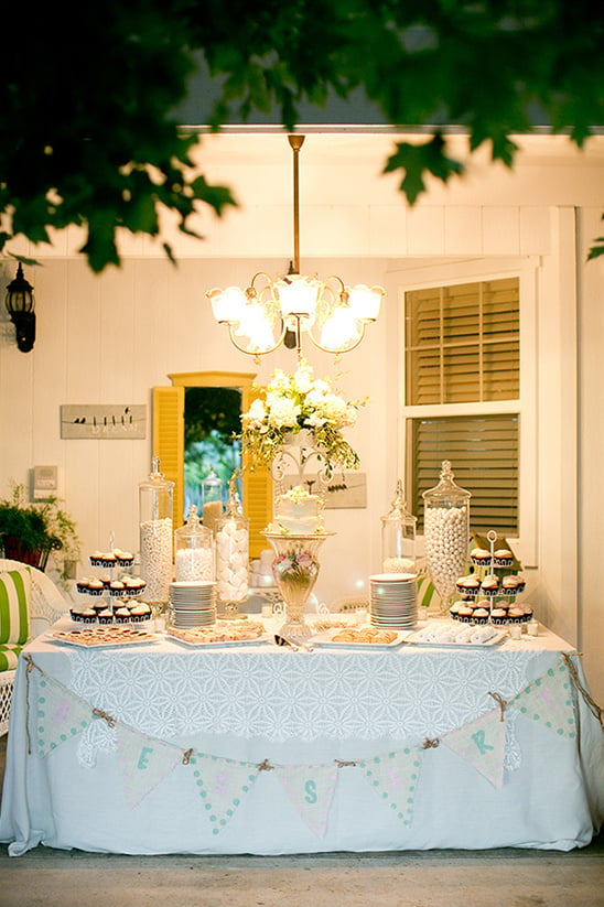 elegant dessert table