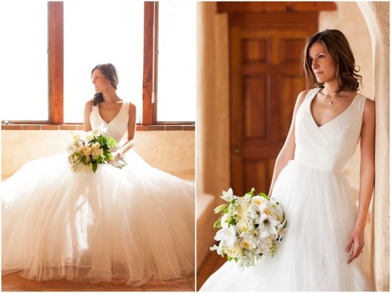 White-on-White Bridal Bouquet Ideas