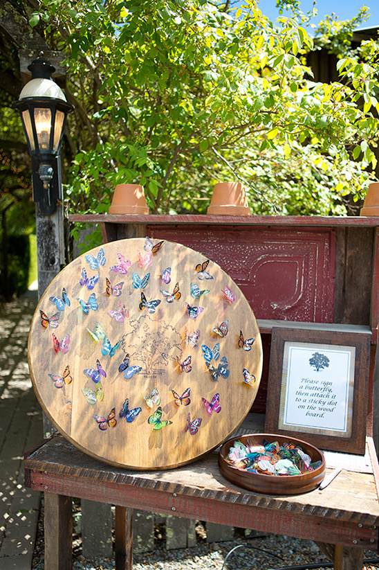 butterfly guestbook