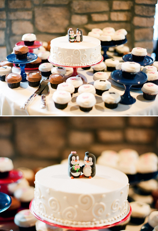 wedding cake by Sprinkles Cupcakes