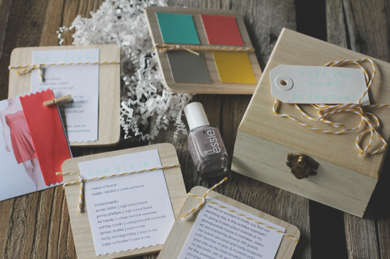 DIY Bridesmaid Boxes | Nampa Wedding Photographer