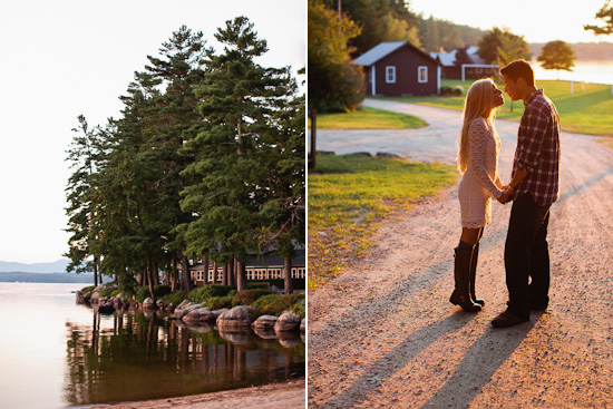 New Hampshire Lake Engagement Session