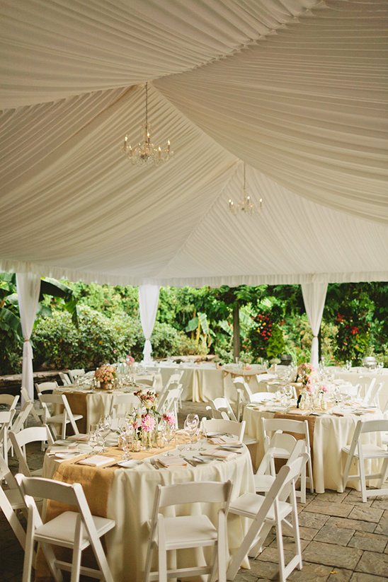 tent wedding reception