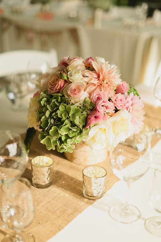 floral table arrangement by Bella Signature Design