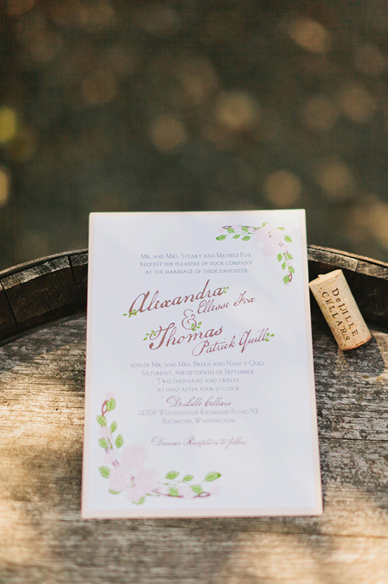 romantic wedding invites by Invitation Solutions