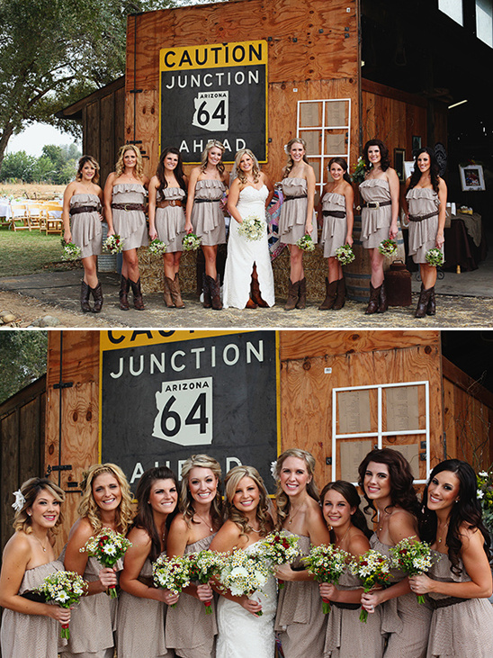 country bridesmaid looks