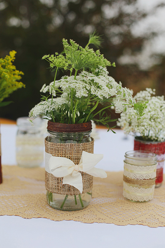 wildflower table decoration