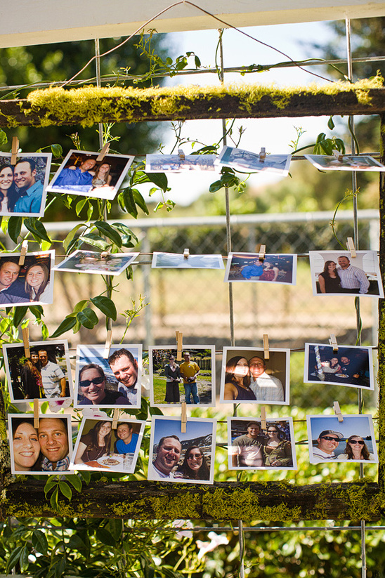 simple outdoor photo display
