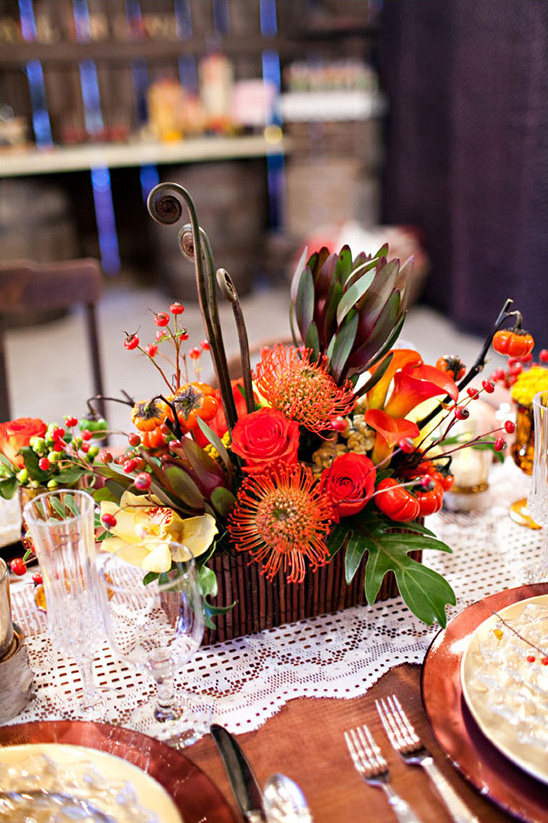 fall floral arrangement by Eastern Floral