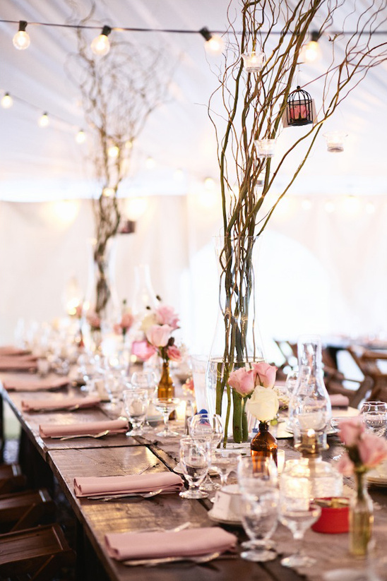 rustic reception decor ideas from Bash Collective