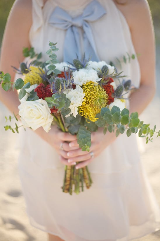 wild flower wedding bouquet by Embellished Blooms