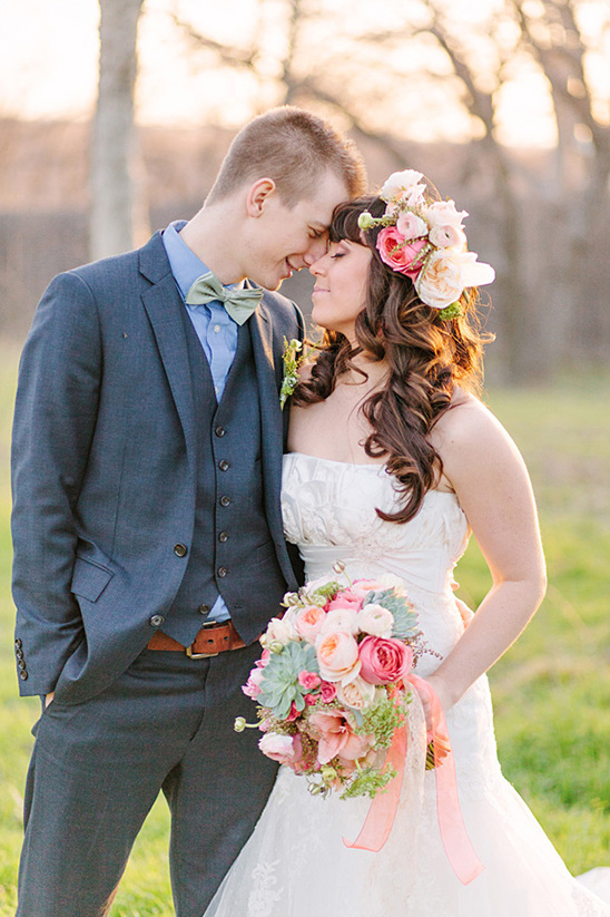 Whimsical Coral & Mint Wedding