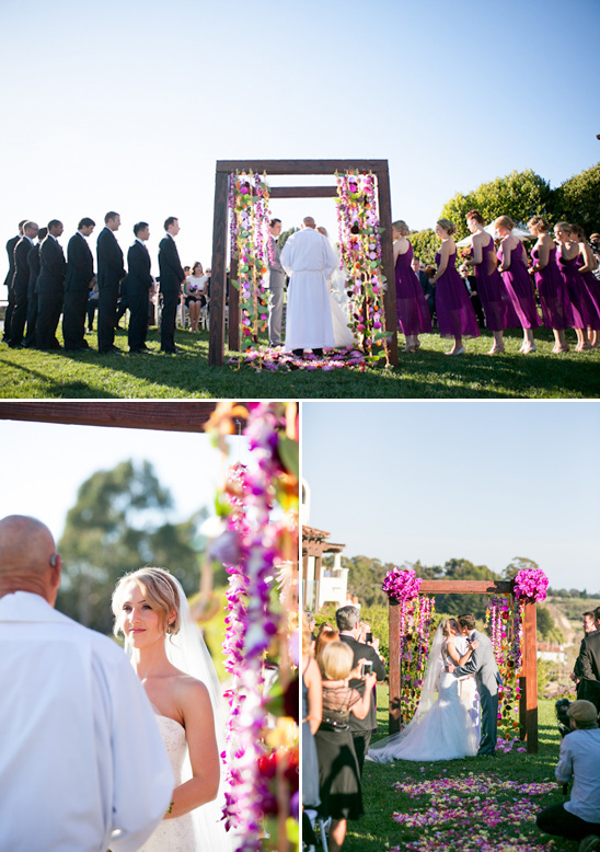 outdoor wedding ceremony at Bacara Resort and Spa